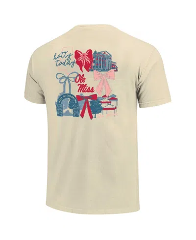Comfort Colors Women's Natural Ole Miss Rebels Coquette T-shirt In Natural