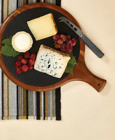 Tableau Ashland Strip Set Of 4 Napkins, 8.25" X 8.25" In Multi