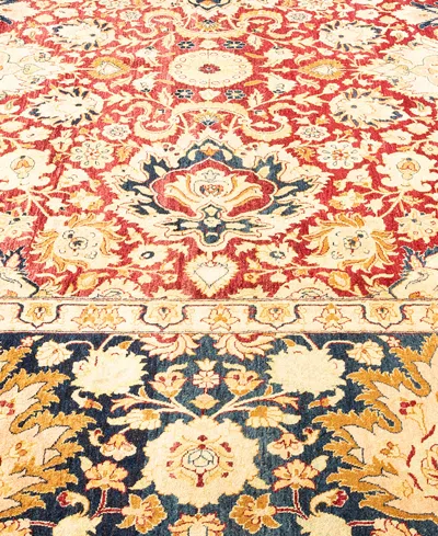 Adorn Hand Woven Rugs Mogul M1091 8'1''x10'3'' Area Rug In Orange