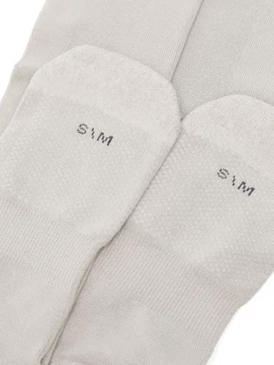 Boris Bidjan Saberi Set Of 3 Calf Socks In Grey