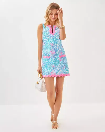 Lilly Pulitzer Romey Shift Romper In Multi Via Del Mar
