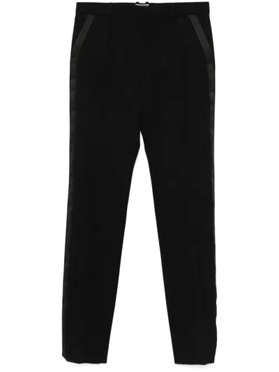 Saint Laurent Tailored Trousers In Black