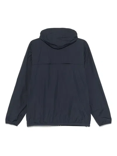 K-way Man Jacket Lead Size Xxl Polyamide In Blue