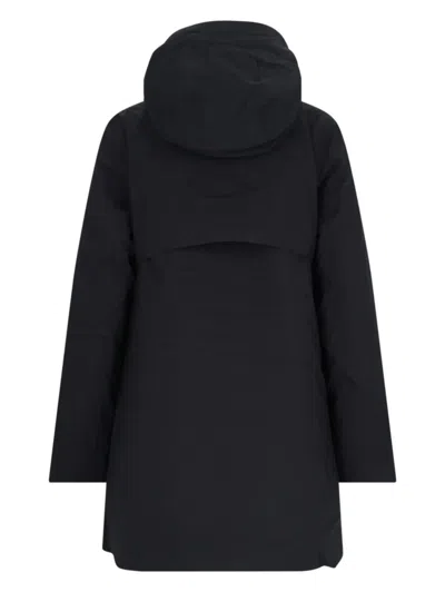 K-way Padded Down Jacket Mathiel In Black