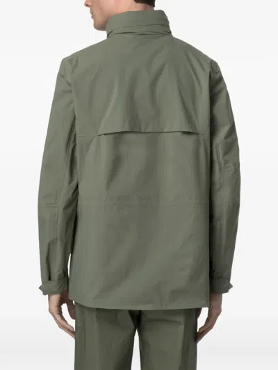 K-way Manuel Multi-pocket Jacket In Green