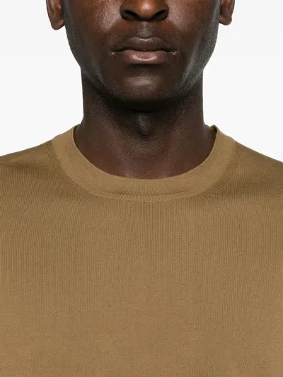 K-way T-shirt With Round Neck And Short Sleeves In Green