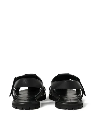 Studio Nicholson Sandom Leather Sandals In Black