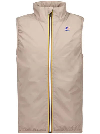 K-way Le Vrai 3.0 Rouland Warm Gilet In Neutrals