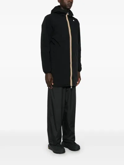 K-way Jacob St Warm Coat In Black