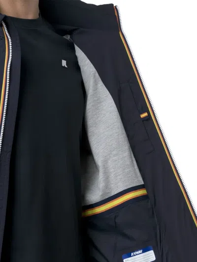 K-way K Way Jack Stretch Hooded Jacket In Blue