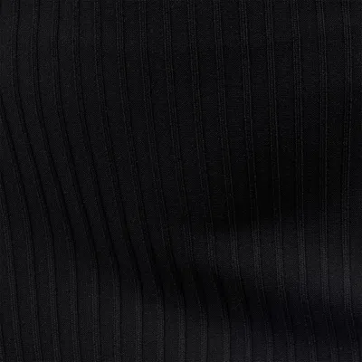 Roberto Cavalli Ribbed Midi Dress In Black