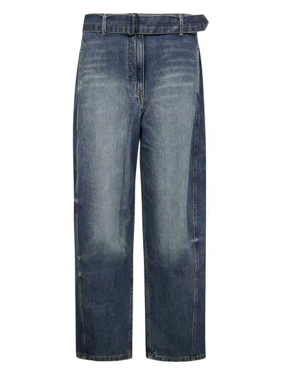 Magda Butrym High Waist Wide Leg Jeans In Multi