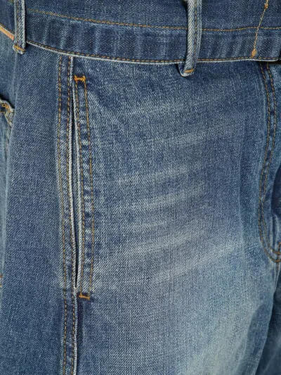 Magda Butrym High Waist Wide Leg Jeans In Multi