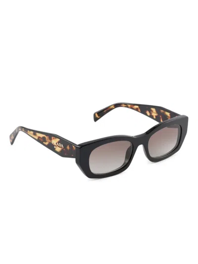 Prada Full Frame Sunglasses In Black