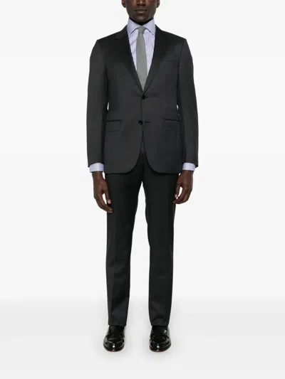 Zegna Wool Suit In Grey