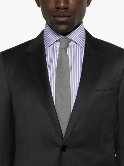 Zegna Wool Suit In Grey