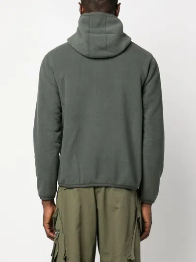 K-way R&d Reversible Zip-up Fleece Jacket In Green