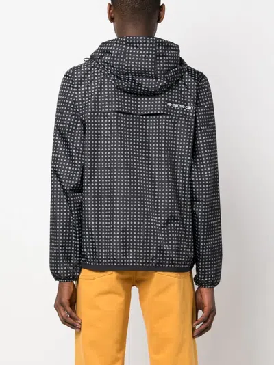 K-way X 10 Corso Como Polka-print Zipped Jacket In Black