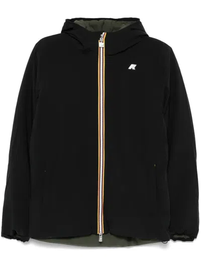 K-way Jack St Warm Double Jacket Black In Ah3