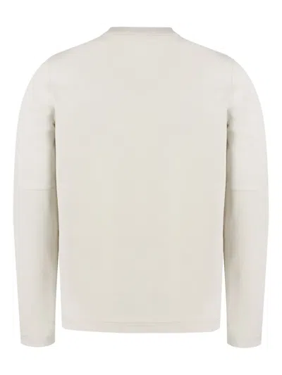 K-way Logo-patch Sweatshirt In Neutrals