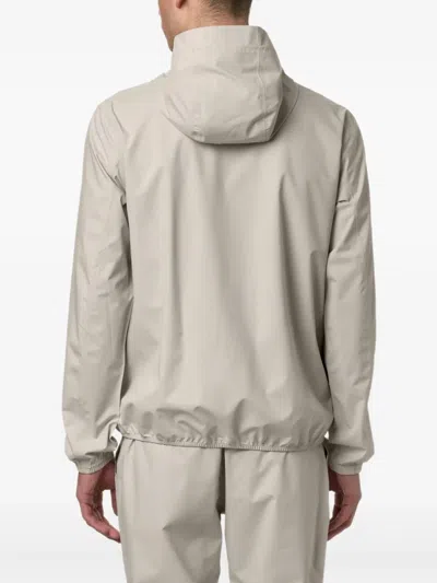 K-way Amaury Stretch Nylon Jersey In Gray