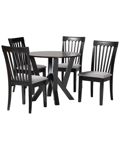 Baxton Studio Bailey Modern 5pc Dining Set