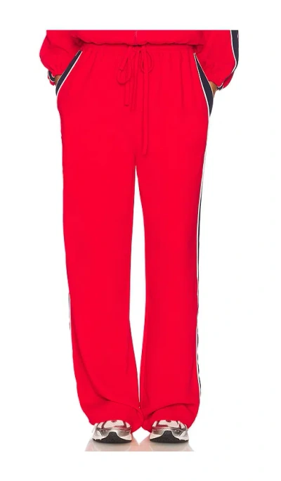 Essentiel Antwerp Hazelnut Track Pants In Red