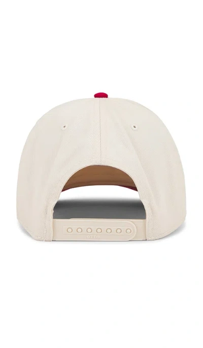 Free And Easy Trifecta Two Tone 5 Panel Snapback Hat In Beige