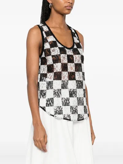 Pinko Tom Tank Top In Black