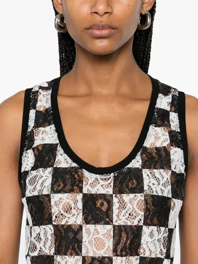 Pinko Tom Tank Top In Black