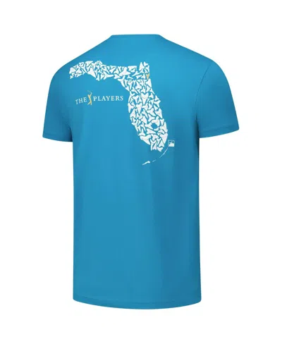 Flomotion Men's And Women's Blue The Players Shark State T-shirt