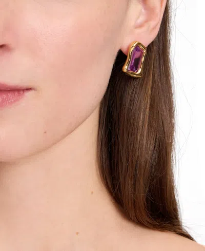 Kate Spade Cubic Zirconia Statement Stud Earrings In Light Amet