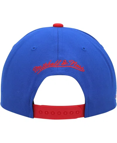Mitchell & Ness Men's Royal/red La Clippers Hardwood Classics Essentials 2.0 Snapback Hat In Royal,red