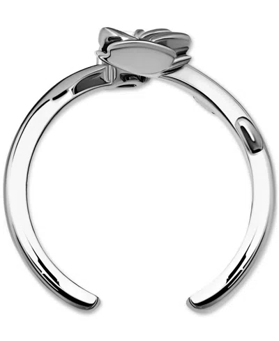 Giani Bernini Cubic Zirconia Rose Adjustable Toe Ring In 18k Gold-plated Sterling Silver (also In Sterling Silver) In Silver