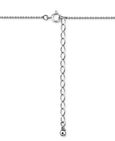 Giani Bernini Cubic Zirconia Cross Pendant Necklace, 16" + 2" Extender, Exclusively At Macy's In Gold