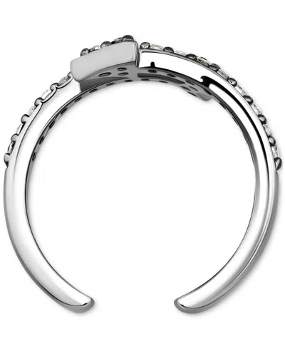 Giani Bernini Cubic Zirconia Arrow Bypass Adjustable Toe Ring In Sterling Silver (also In 18k Gold-plated Sterling In Silver