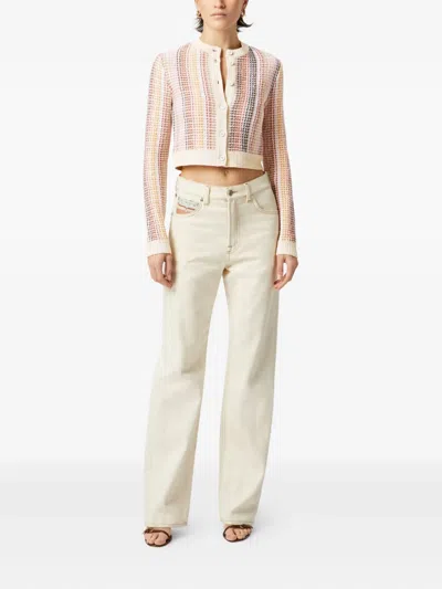 Missoni Cropped Cardigan In Neutrals