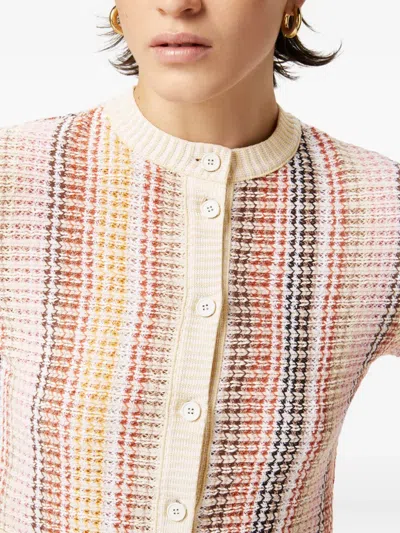 Missoni Cropped Cardigan In Neutrals