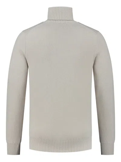 Doriani Cashmere Turtleneck Sweater In Grey