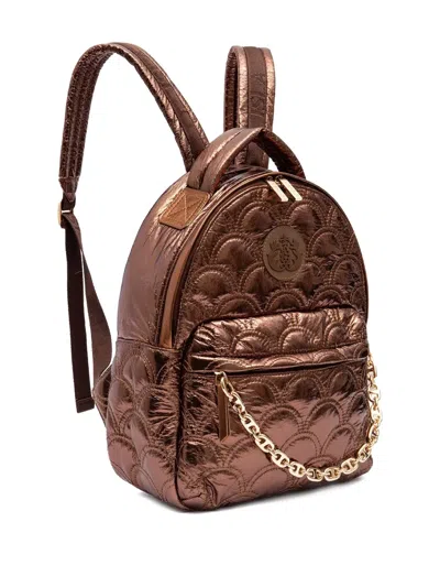 &isla Quilted Backpack In Brown