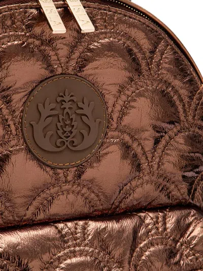 &isla Quilted Backpack In Brown