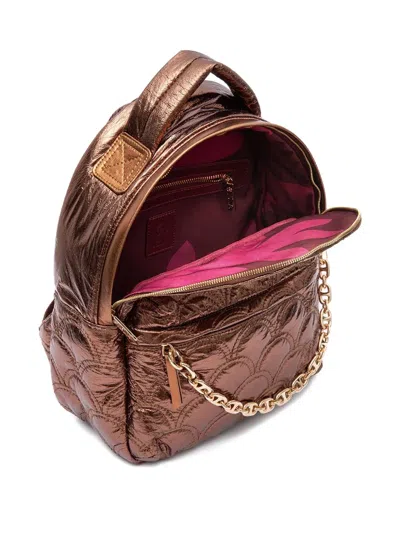 &isla Quilted Backpack In Brown