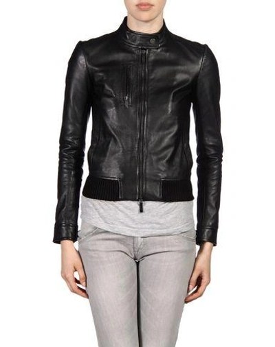 Shop Calvin Klein Collection Jackets In Black