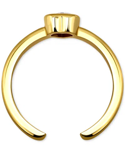 Giani Bernini Cubic Zirconia Heart Adjustable Toe Ring In Sterling Silver (also In 18k Gold-plated Sterling Silver In Gold