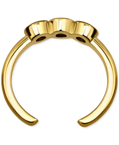 Giani Bernini Cubic Zirconia Adjustable Toe Ring In Sterling Silver (also In 18k Gold-plated Sterling Silver), Exc In Gold