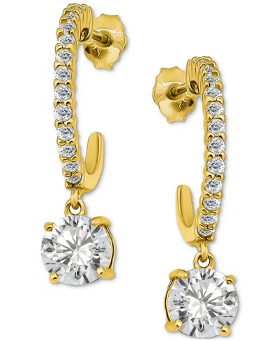 Giani Bernini Cubic Zirconia Round Hoop Earrings (3-1/4 Ct. T.w.) In 18k Gold Over Sterling Silver In Gold