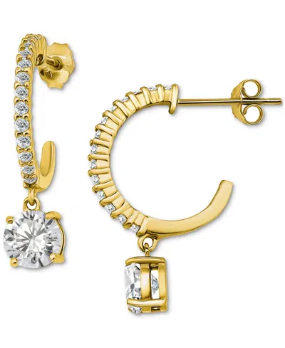 Giani Bernini Cubic Zirconia Round Hoop Earrings (3-1/4 Ct. T.w.) In 18k Gold Over Sterling Silver In Gold