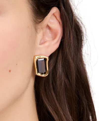 Kate Spade New York Molten Glass Statement Stud Earrings In Gold