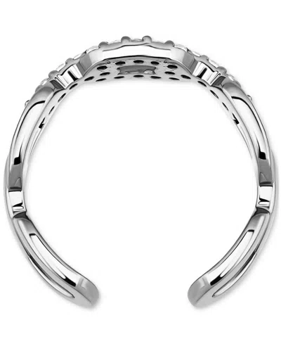 Giani Bernini Cubic Zirconia Link Adjustable Toe Ring In Sterling Silver (also In 18k Gold-plated Sterling Silver) In Silver