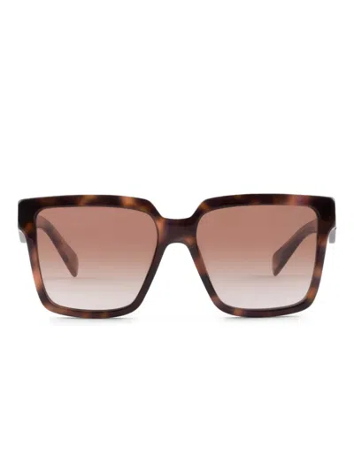 Prada Pr 24zs 07r0a6 56mm Womens Square Sunglasses In Brown